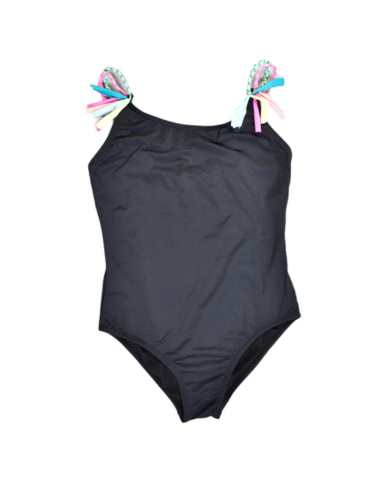 A Black Swimsuits from Beach Lingo in size 12Y for girl. (Front View)