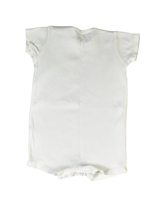 A White Bodysuits from Jacadi in size 3-6M for girl. (Back View)