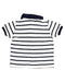 A White Short Sleeve Polos from Petit Bateau in size 6-12M for boy. (Back View)