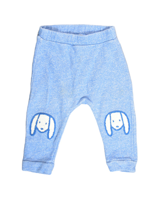 A Blue Sweatpants from Seed in size 6-12M for boy. (Front View)