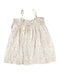A Beige Sleeveless Dresses from Bonpoint in size 3T for girl. (Back View)