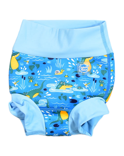A Blue Swim Diapers from Splash About in size 3-6M for boy. (Front View)