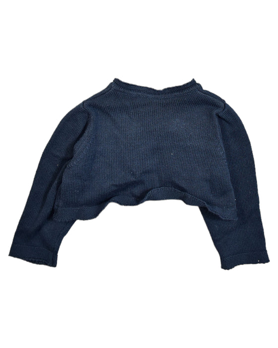 A Navy Cardigans from Nucleo in size 6-12M for girl. (Back View)