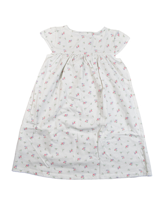 A White Short Sleeve Dresses from The Little White Company in size 4T for girl. (Back View)