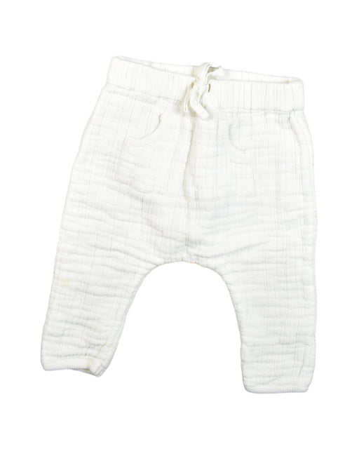 A White Sweatpants from Bout'Chou in size 3-6M for boy. (Front View)