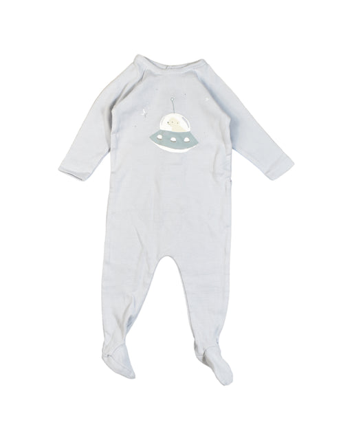 A Grey Onesies from Bonpoint in size Newborn for boy. (Front View)