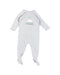 A Grey Onesies from Bonpoint in size Newborn for boy. (Front View)