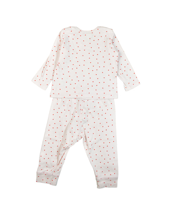 A White Pyjama Sets from Bonpoint in size 6-12M for girl. (Back View)
