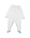 A White Onesies from Chateau de Sable in size 6-12M for boy. (Back View)