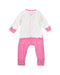 A White Pyjama Sets from Simply Life in size 6-12M for girl. (Back View)