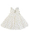 A White Sleeveless Dresses from Du Pareil au même in size 12-18M for girl. (Back View)