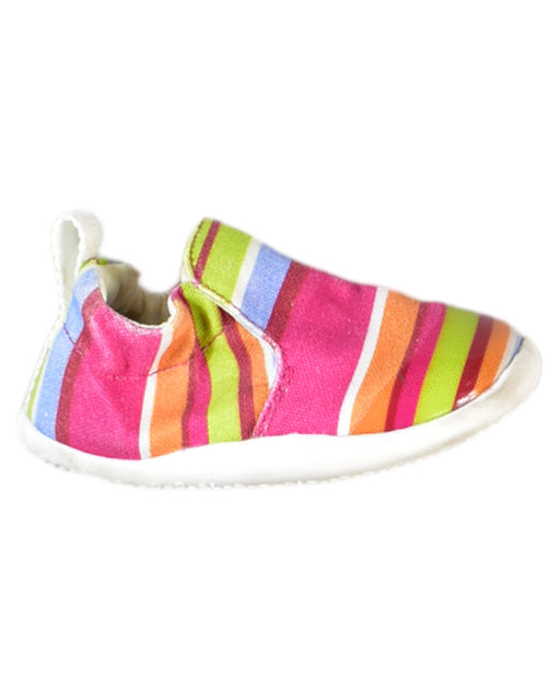 A Multicolour Slip Ons from Bobux in size 12-18M for girl. (Front View)