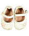 A White Flats from Tip Toey Joey in size 12-18M for girl. (Back View)