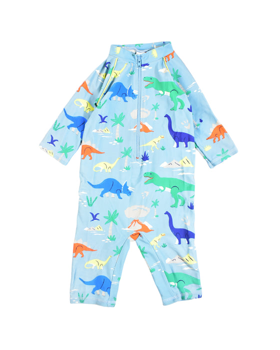 A Blue Swimsuits from Boden in size 18-24M for boy. (Front View)