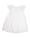 A White Short Sleeve Dresses from The Little White Company in size 2T for girl. (Back View)