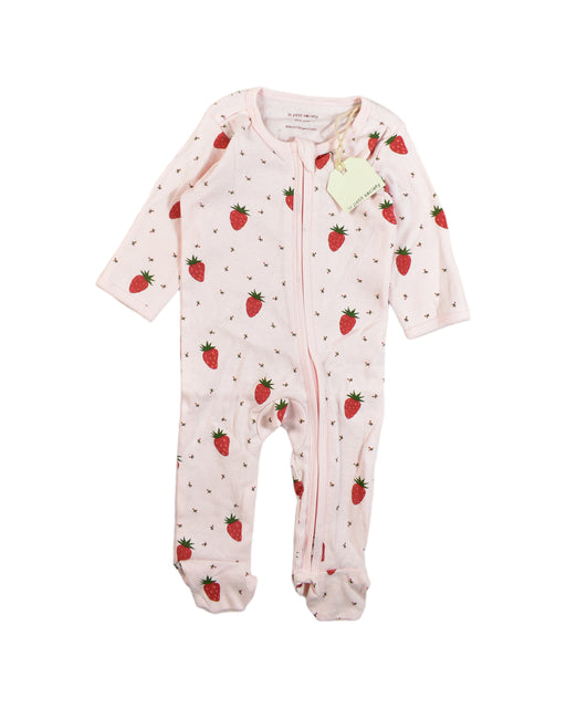 A Pink Jumpsuits from Le Petit Society in size 3-6M for girl. (Front View)