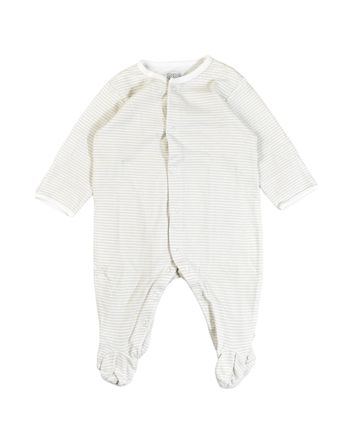 A White Onesies from Mamas & Papas in size 3-6M for boy. (Front View)