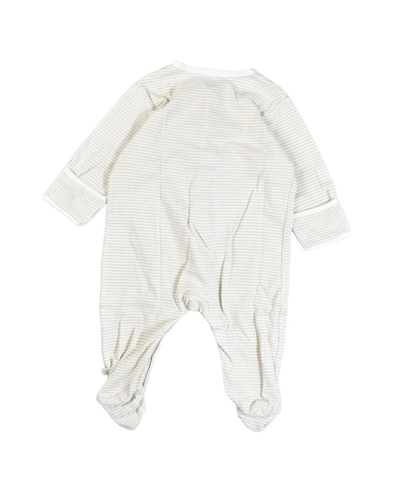 A White Onesies from Mamas & Papas in size 3-6M for boy. (Back View)