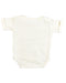 A Ivory Short Sleeve Bodysuits from Kate Quinn in size Newborn for neutral. (Back View)