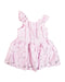 A Pink Sleeveless Dresses from Gingersnaps in size 12-18M for girl. (Back View)