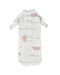 A White Nightgowns from Goumi in size Newborn for neutral. (Front View)