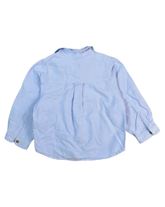 A Blue Shirts from Jacadi in size 3T for boy. (Back View)