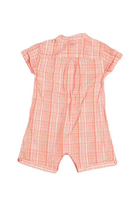 A Orange Rompers from Chateau de Sable in size 3-6M for girl. (Back View)