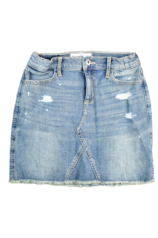 A Blue Short Skirts from Abercrombie  in size 13Y for girl. (Front View)