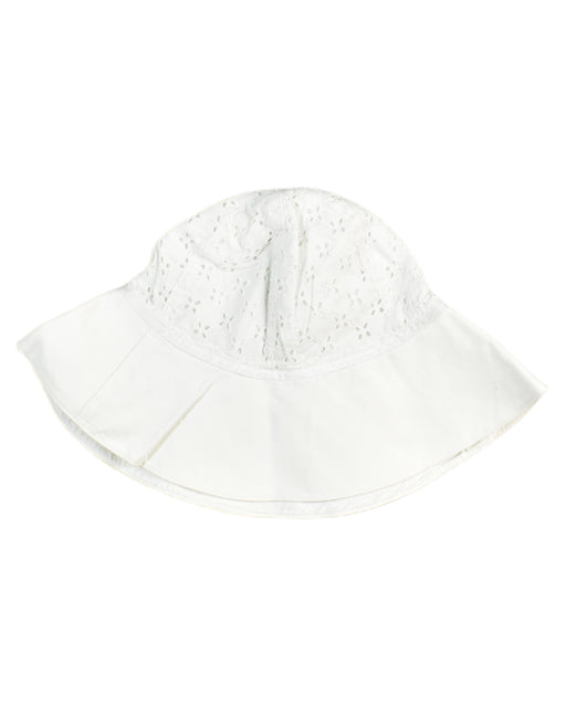 A White Sun Hats from Jacadi in size O/S for neutral. (Front View)