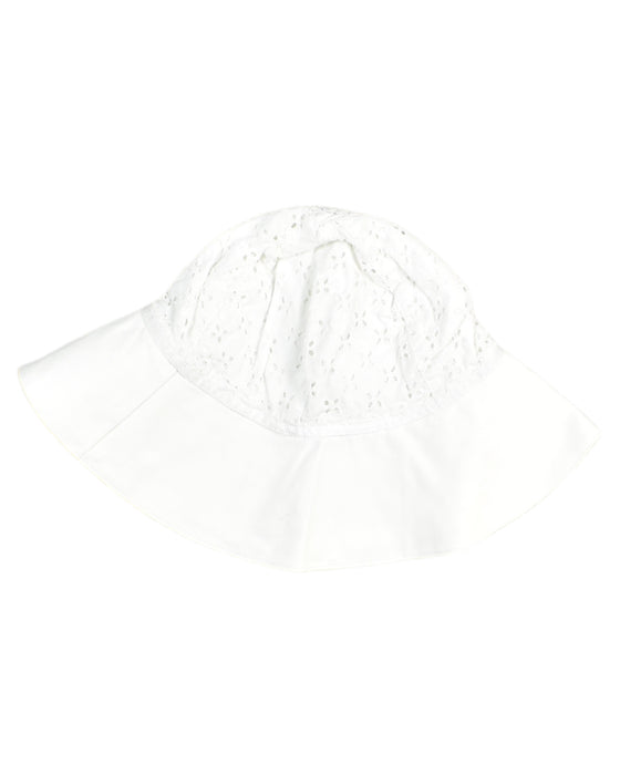 A White Sun Hats from Jacadi in size O/S for neutral. (Back View)