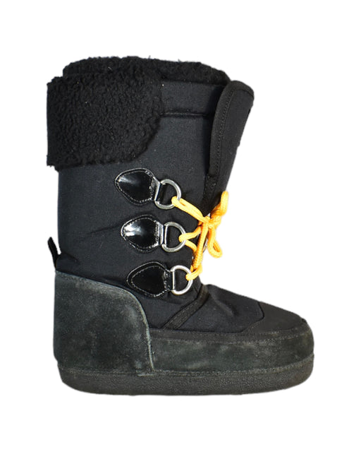 A Black Winter Boots from DSquared2 in size 7Y for girl. (Front View)