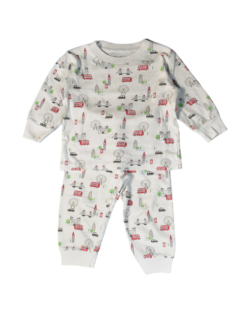 A White Pyjama Sets from Kissy Kissy in size 18-24M for boy. (Front View)