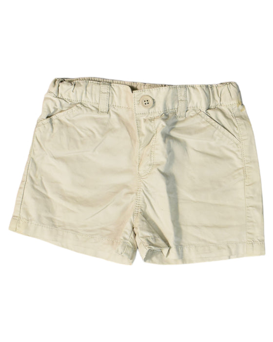 A Ivory Shorts from Petit Bateau in size 18-24M for girl. (Front View)