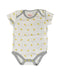 A Ivory Bodysuits from Boden in size 6-12M for boy. (Front View)