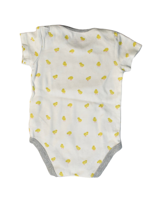 A Ivory Bodysuits from Boden in size 6-12M for boy. (Back View)