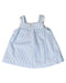 A Blue Sleeveless Dresses from Confiture in size 3-6M for girl. (Back View)