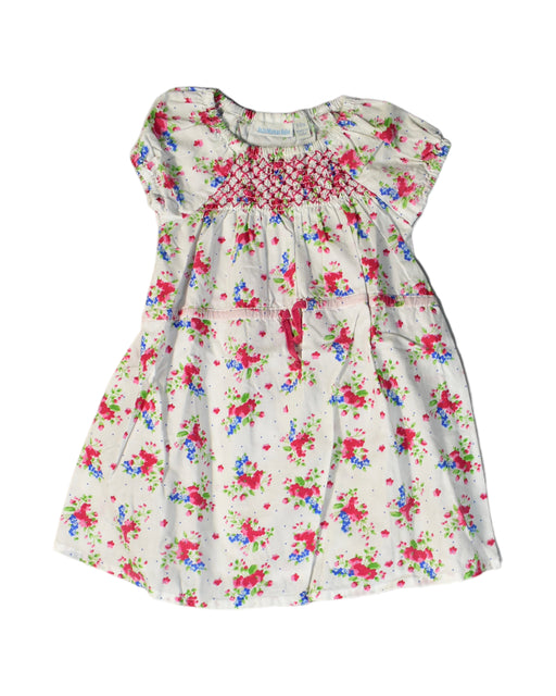 A White Sleeveless Dresses from Jojo Maman Bébé in size 6-12M for girl. (Front View)