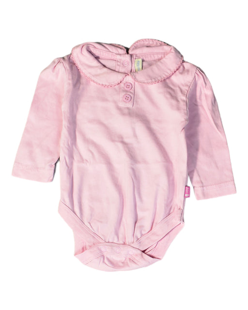 A Pink Bodysuits from Jojo Maman Bébé in size 3-6M for girl. (Front View)