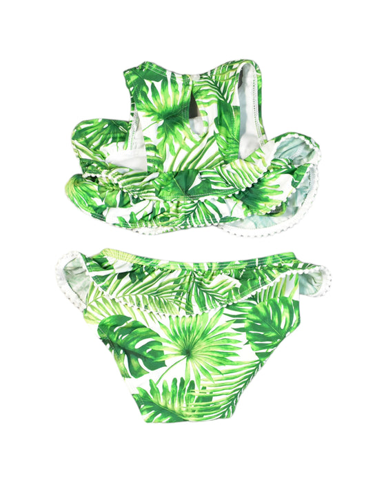 A Green Bikinis from Janie & Jack in size 18-24M for girl. (Back View)