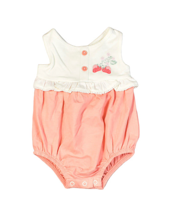 A White Bodysuits from Cynthia Rowley in size 3-6M for girl. (Front View)