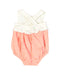 A White Bodysuits from Cynthia Rowley in size 3-6M for girl. (Back View)