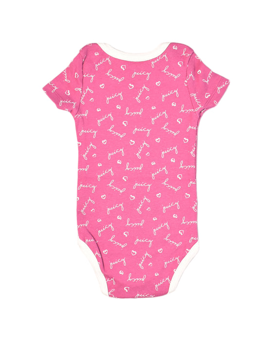 A Pink Bodysuits from Juicy Couture in size 6-12M for girl. (Back View)
