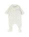A White Jumpsuits from Petit Bateau in size 0-3M for boy. (Back View)