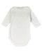 A White Bodysuits from Bonpoint in size 3-6M for girl. (Back View)