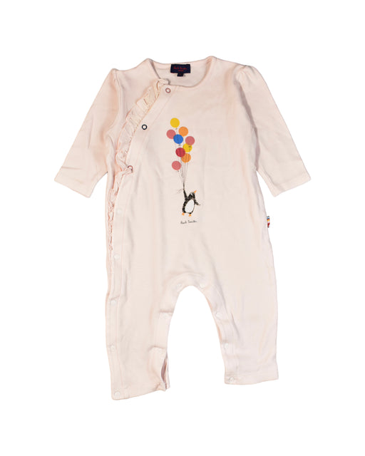 A Pink Jumpsuits from Paul Smith in size 6-12M for girl. (Front View)
