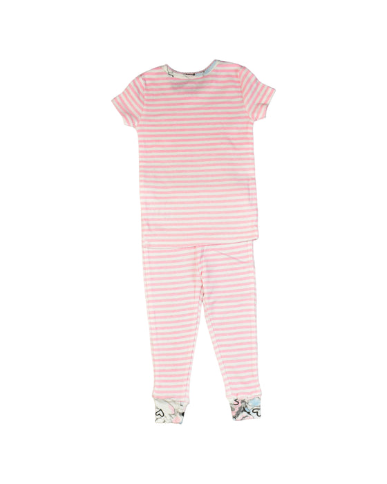 A Pink Pyjama Sets from Betsey Johnson in size 2T for girl. (Back View)