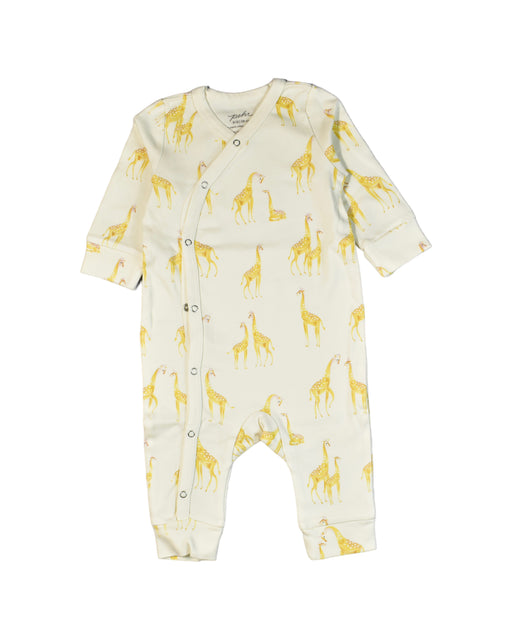A White Jumpsuits from Pehr in size 6-12M for boy. (Front View)