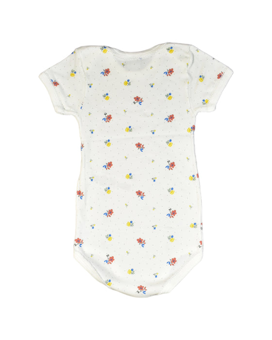 A White Bodysuits from Petit Bateau in size 3T for neutral. (Back View)