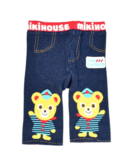 A Blue Casual Pants from Miki House in size 5T for boy. (Front View)