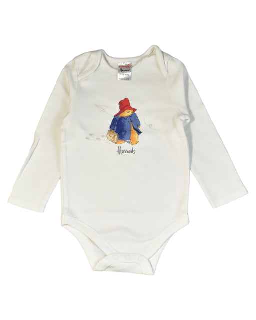 A White Bodysuits from Harrods in size 12-18M for boy. (Front View)